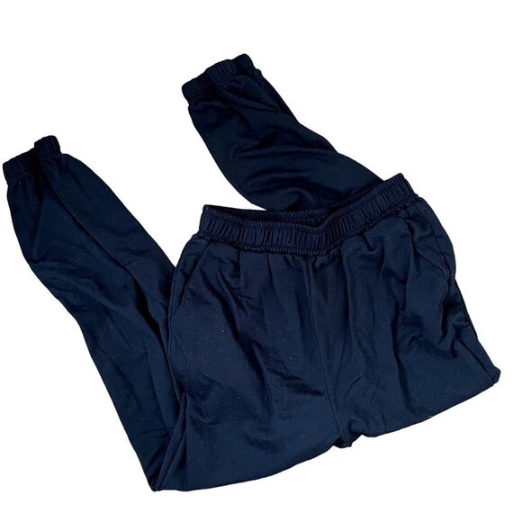 Pants - Comfortable warm black sweatpants casual comfortable athleisure medium pockets